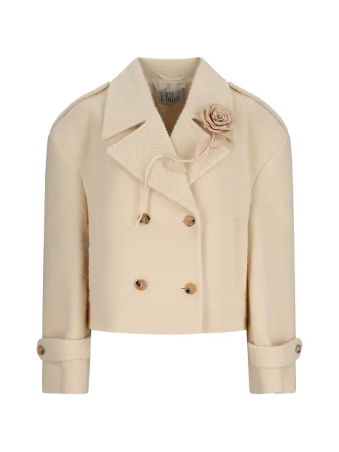 Giuseppe Di Morabito veste croisée à détail floral