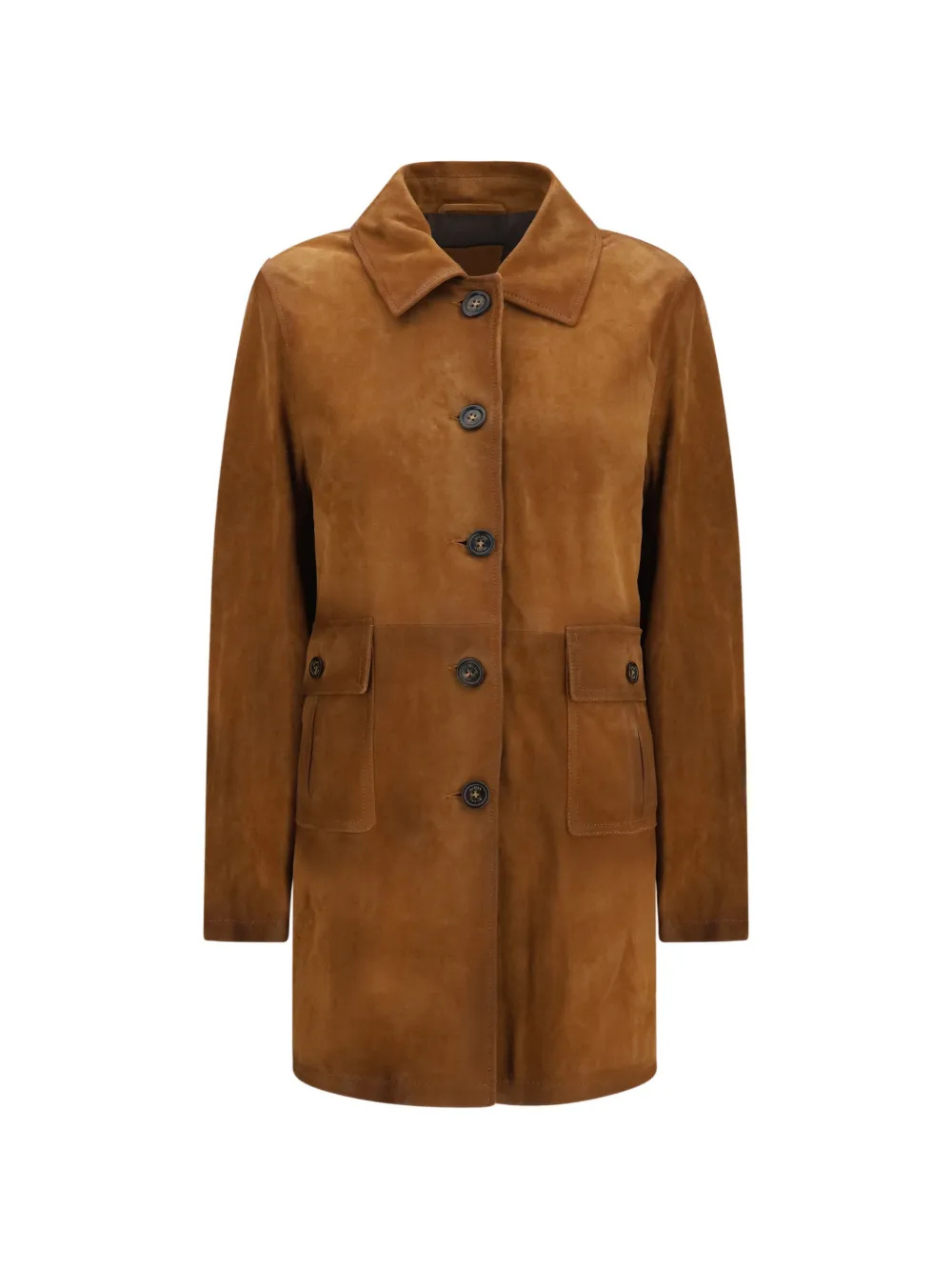 Valstar suede trench coat - Marrone