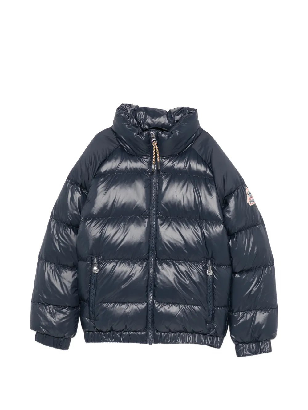 Pyrenex Kids quilted high-neck jacket - Blu