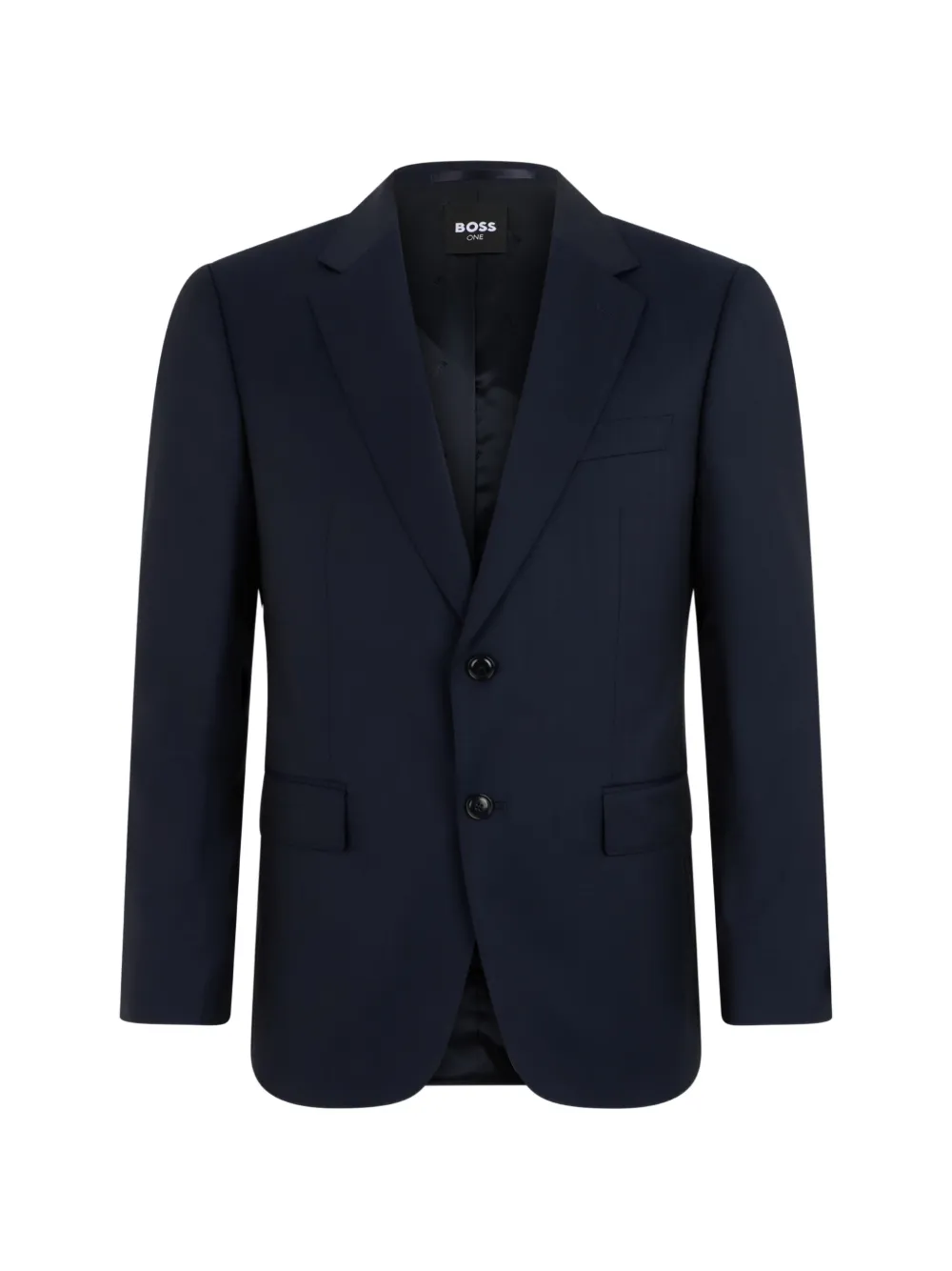 BOSS single-breasted blazer - Blau