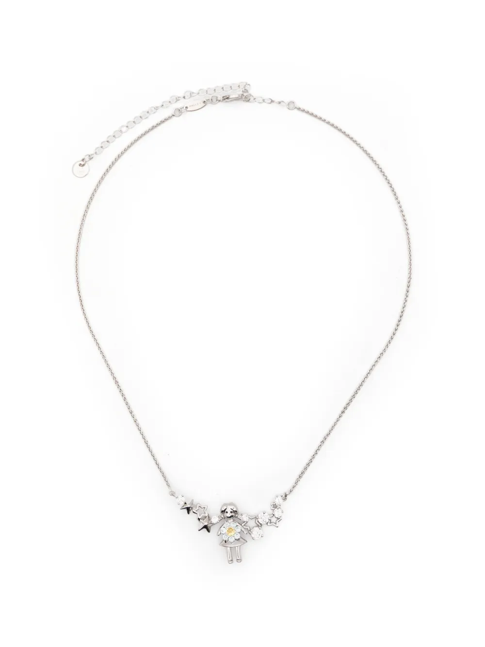 YVMIN Collana con cristalli - Argento