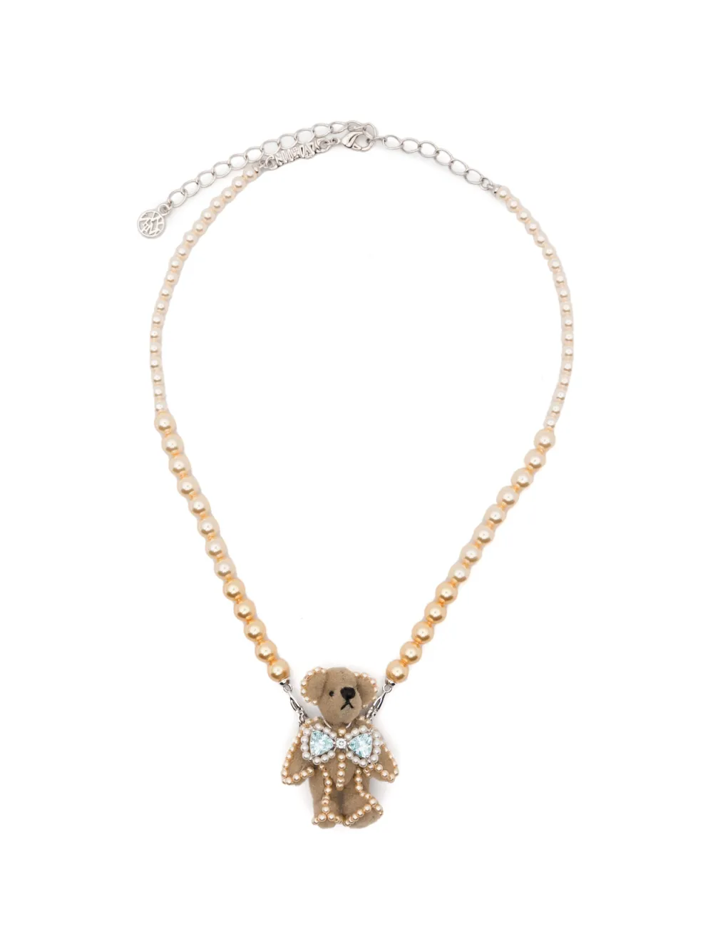 YVMIN teddy-bear pendant necklace - Toni neutri