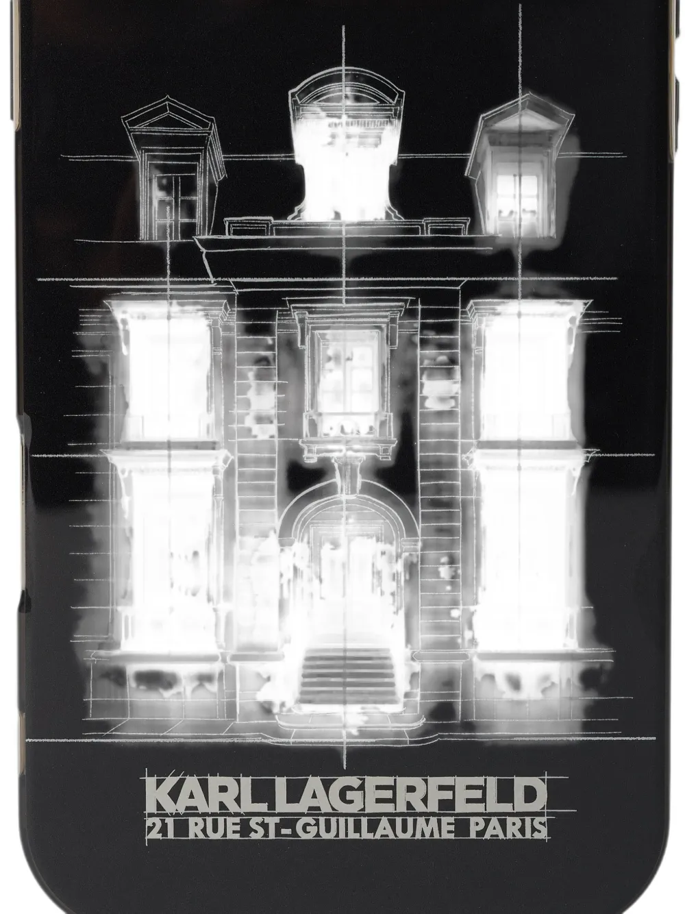 Karl Lagerfeld Maison de Karl iPhone 17 Pro Max case Zwart