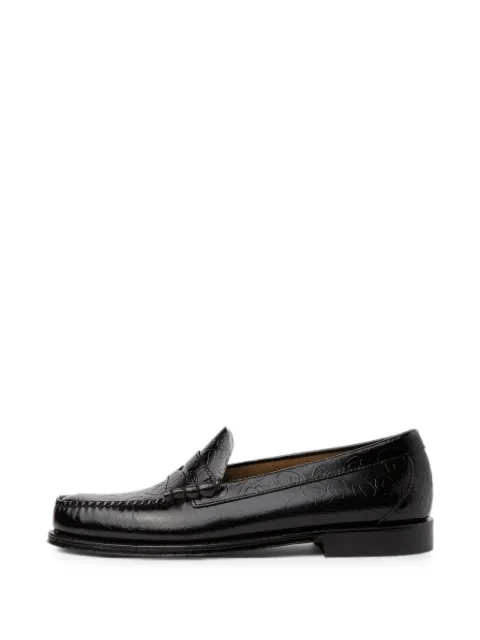 Karl Lagerfeld x G.H. Bass Loafer mit Prägung