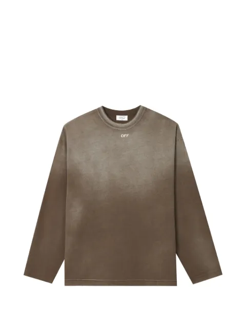 Off-White Arrows-print long-sleeve T-shirt