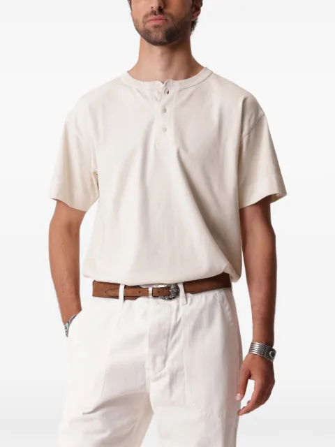Fortela Bliss button-fastening T-shirt