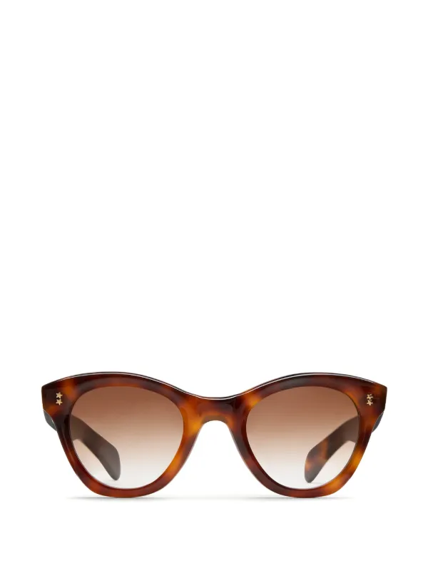 Fortela Audreyn Tortoiseshell-effect Sunglasses in Brown