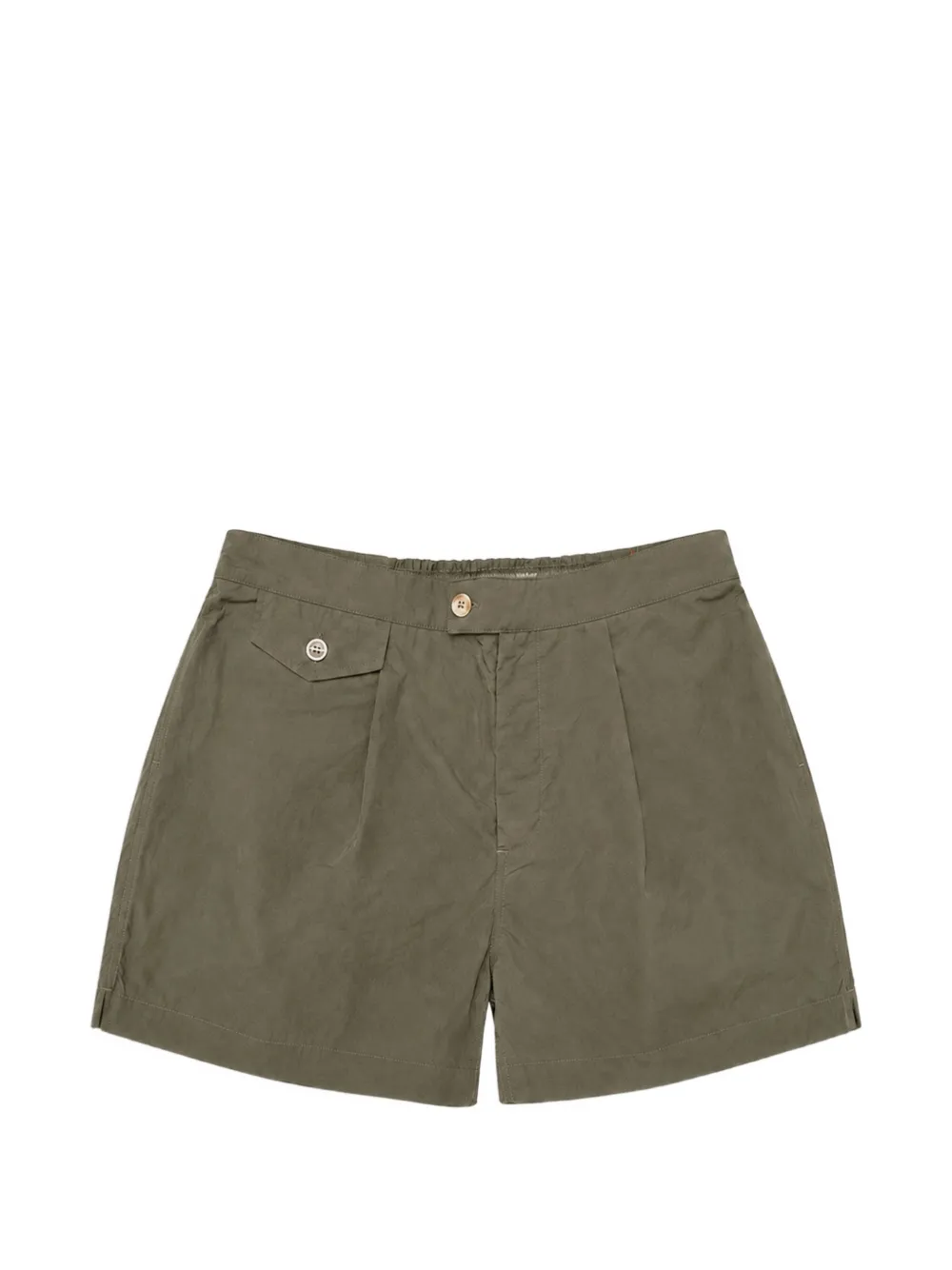 Fortela Stefano pleated shorts - Verde