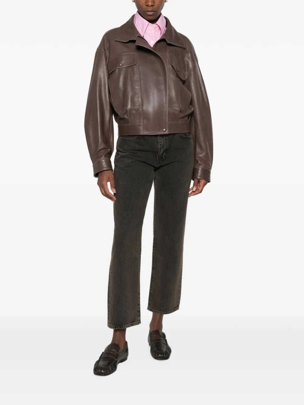 FRAME The Hang straight jeans Grijs