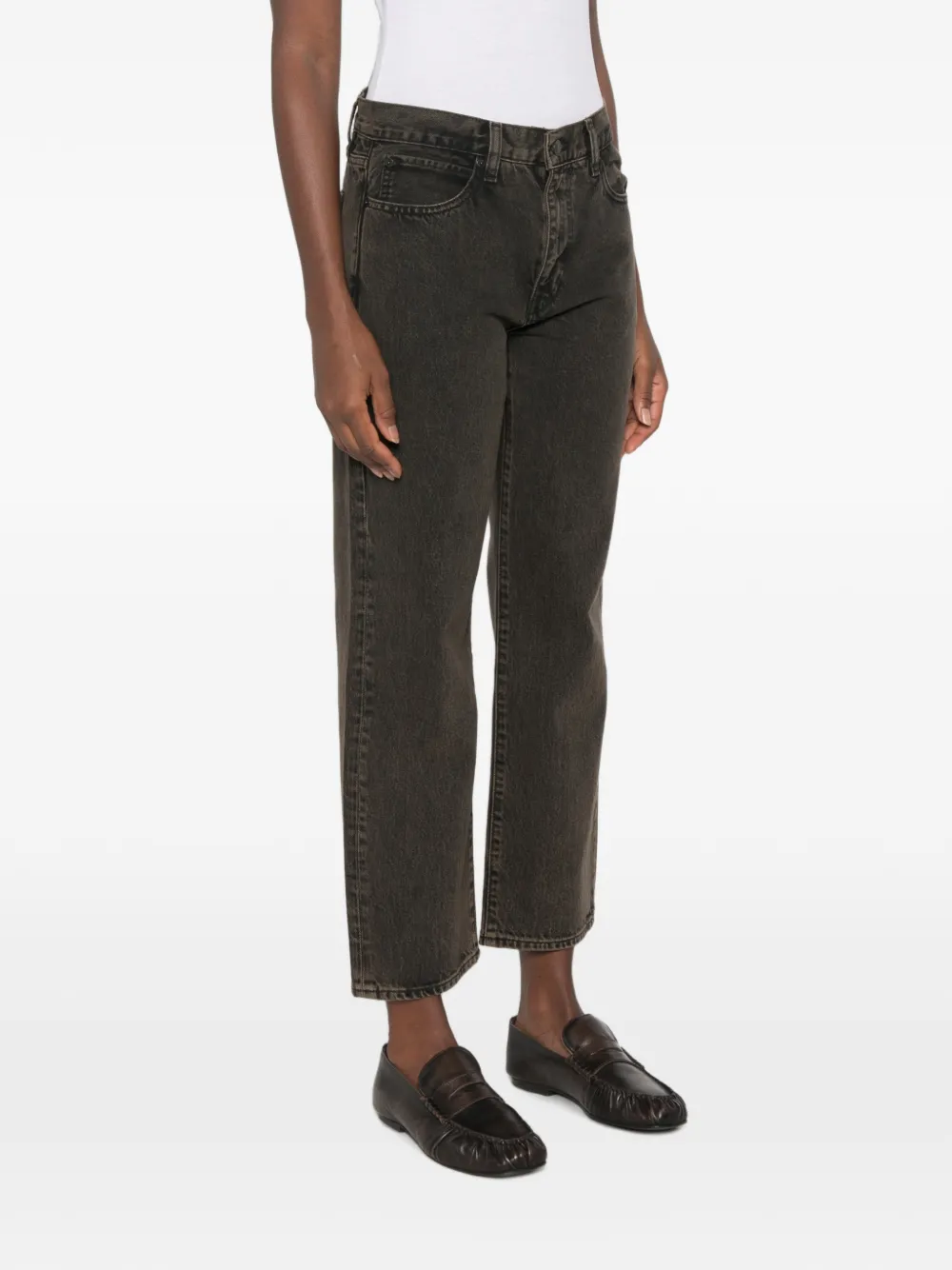 FRAME The Hang straight jeans Grijs