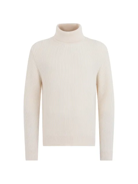 slowear ribbed-knit roll-neck sweater