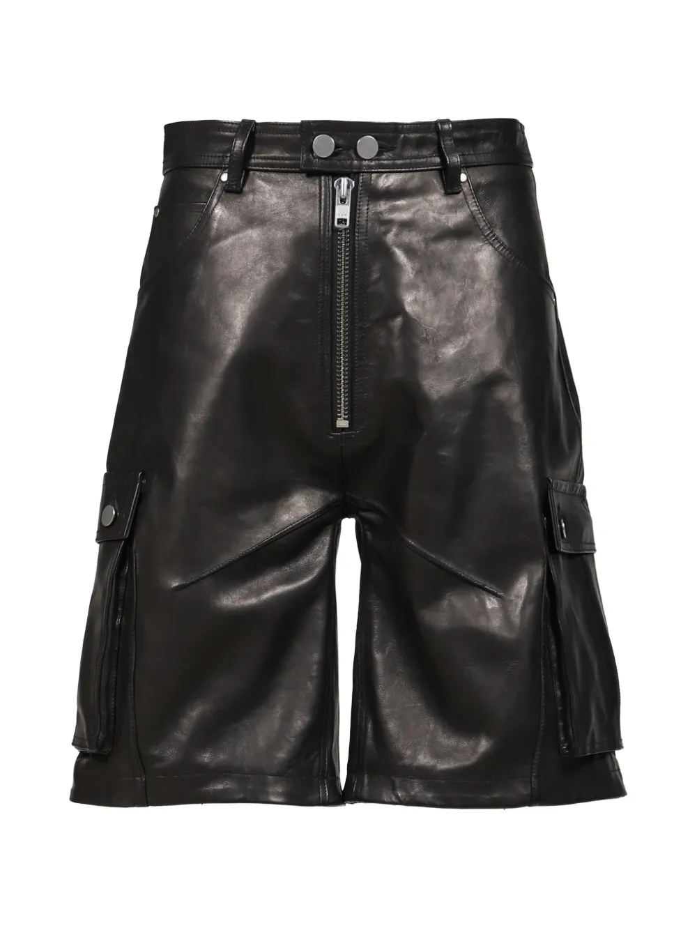 FILTH Cargo corti in pelle - Nero