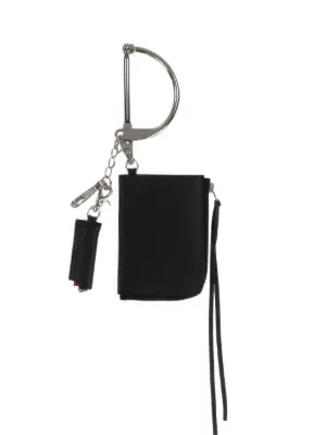 Rick Owens Leather Hook Wallet | Black | FARFETCH CA
