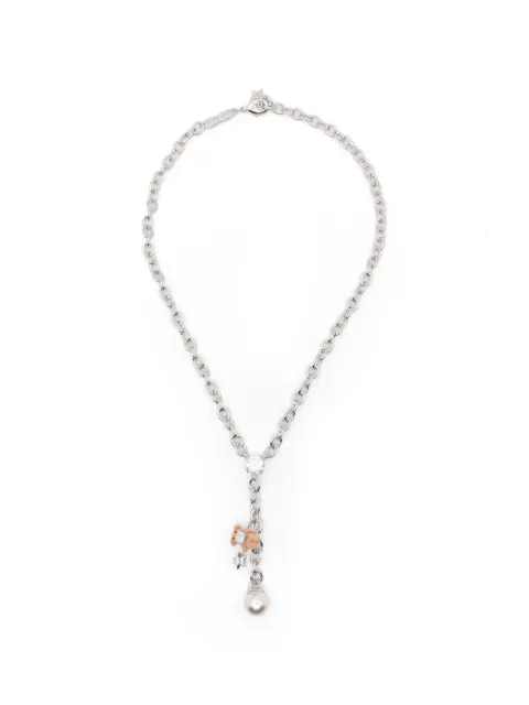 YVMIN sterling silver charm-pendant necklace