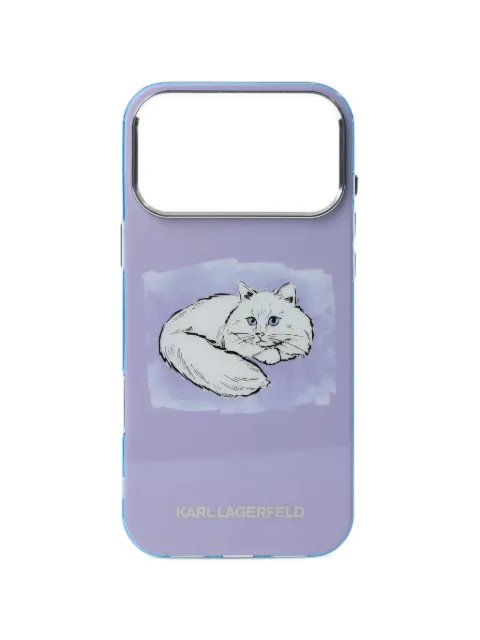 Karl Lagerfeld Choupette iPhone 17 Pro case