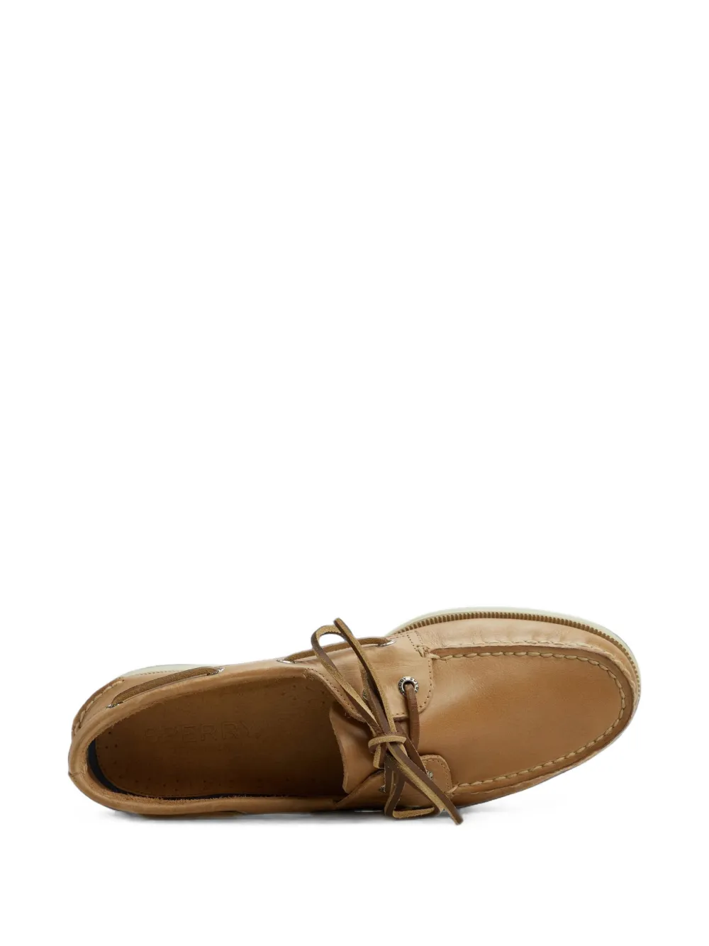 Fortela x Sperry 2-Eye leren bootschoenen Bruin