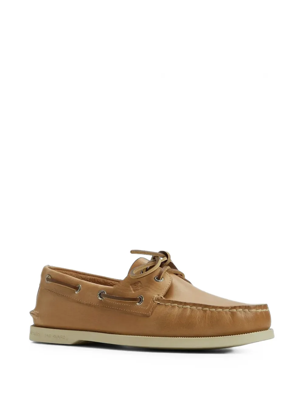 Fortela x Sperry 2-Eye leren bootschoenen Bruin