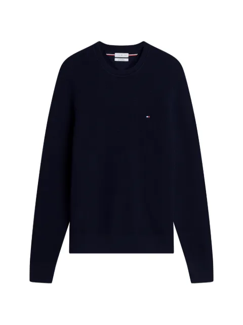 Tommy Hilfiger waffle-knit crew-neck sweater