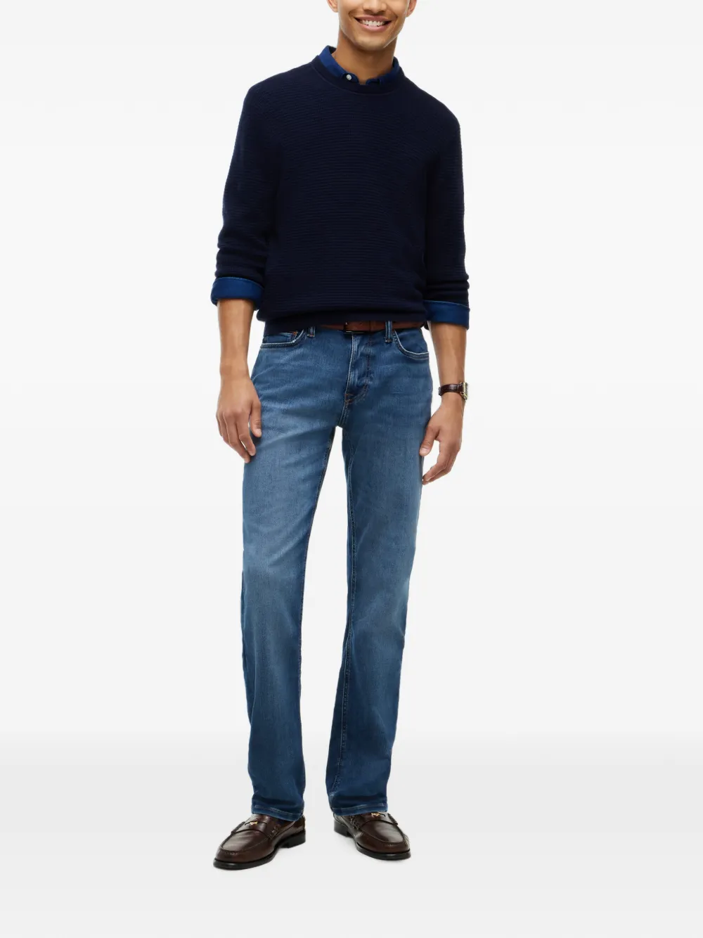 Tommy Hilfiger Trui met ronde hals Blauw