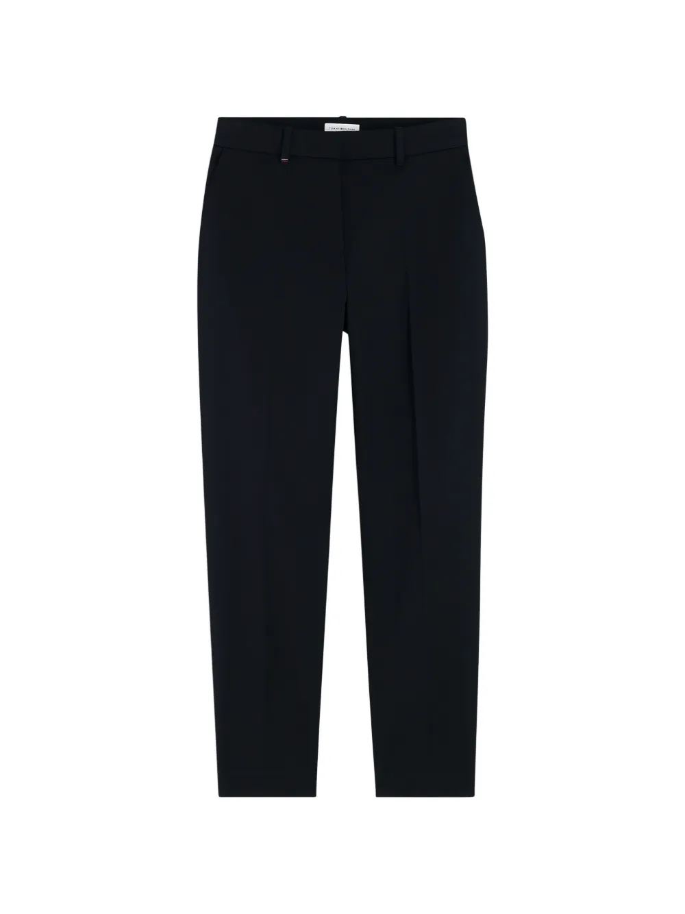 Tommy Hilfiger pressed-crease straight trousers - Nero