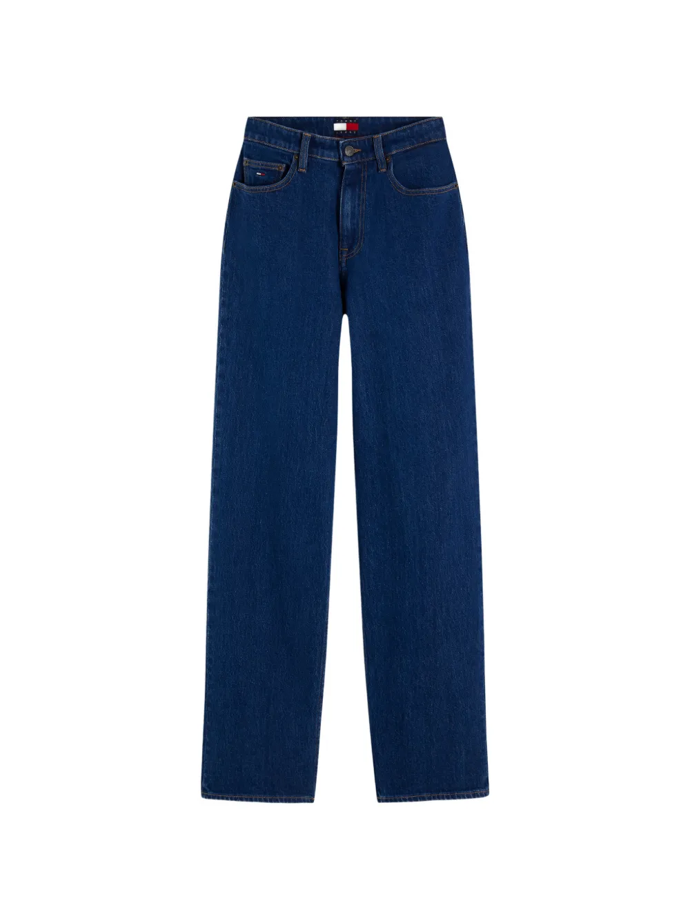 Tommy Hilfiger Jeans dritti con applicazione logo - Blu