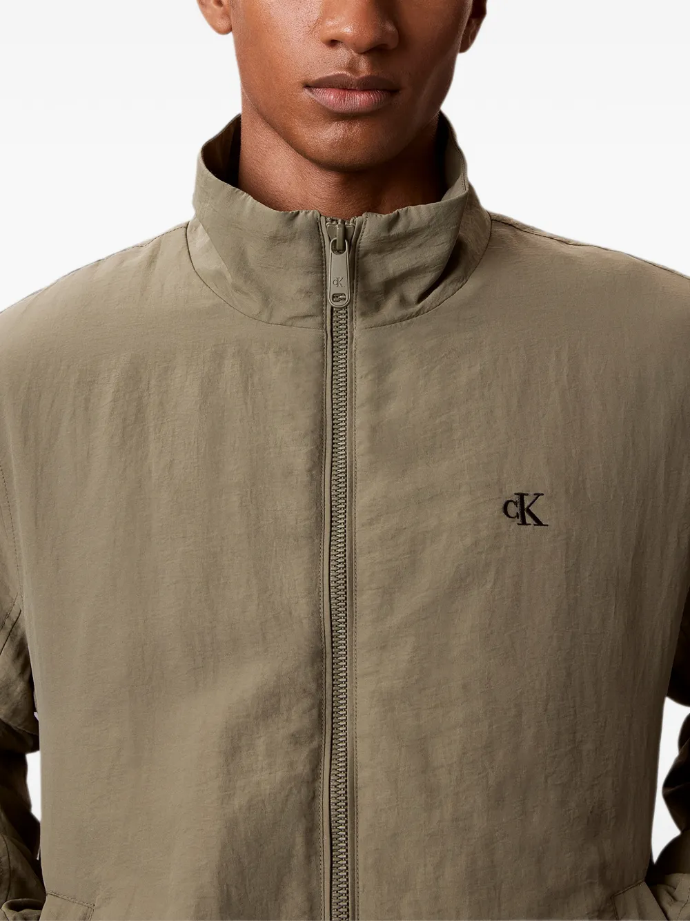 Calvin Klein Jack met geborduurd logo Groen