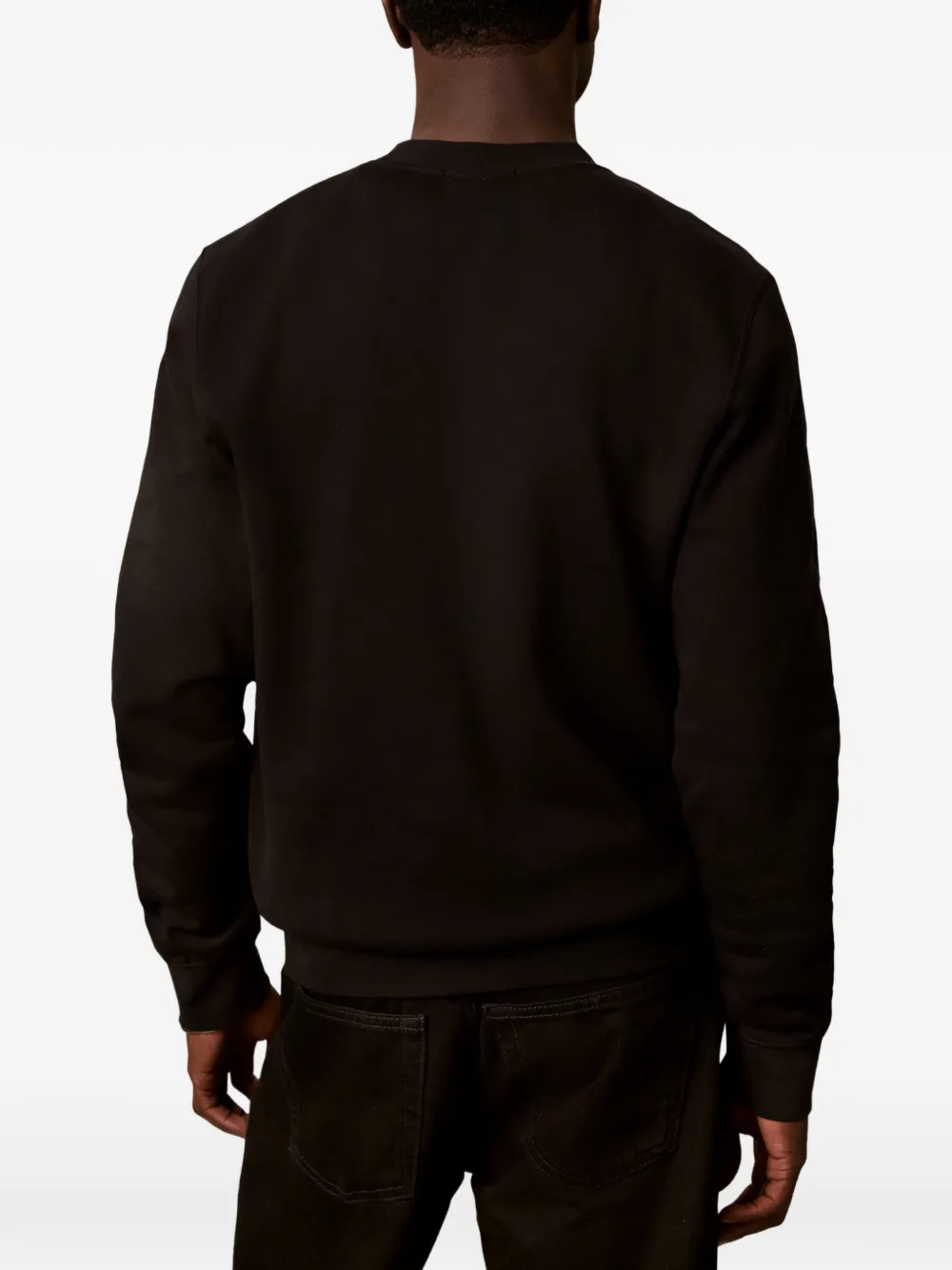 Calvin Klein Sweater met geborduurd logo Zwart