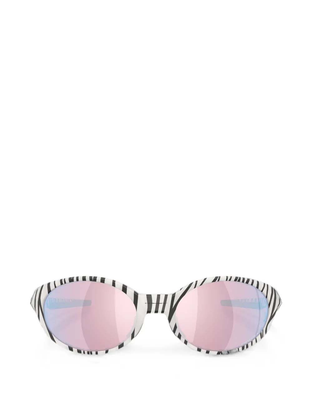 Oakley zebra-print cat eye-frame sunglasses - Bianco