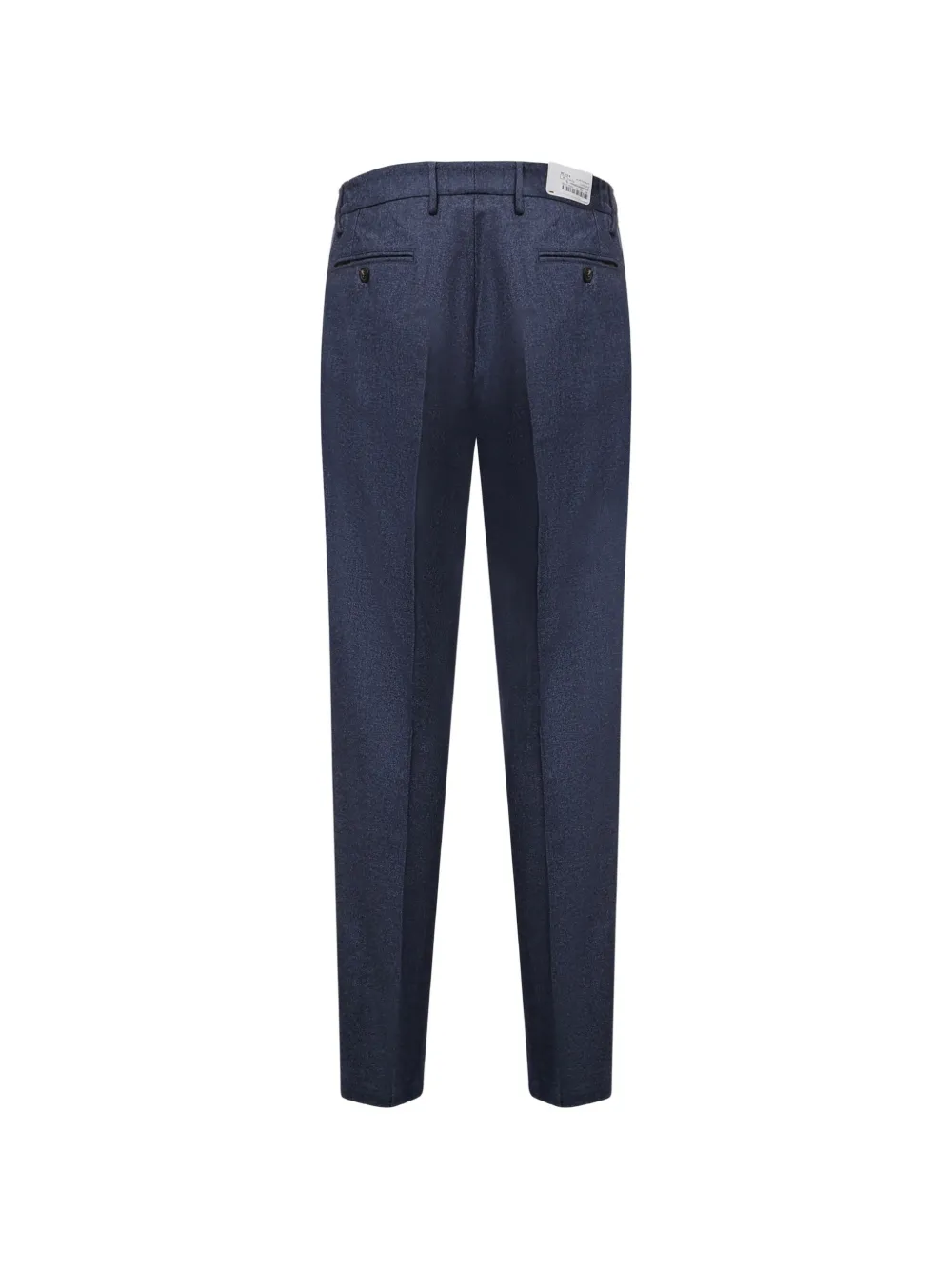 Eleventy Plooibroek met toelopende pijpen Blauw