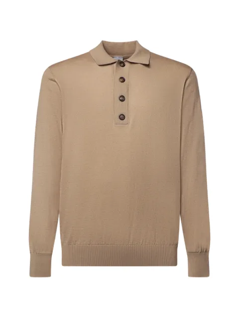 Eleventy button-up polo shirt