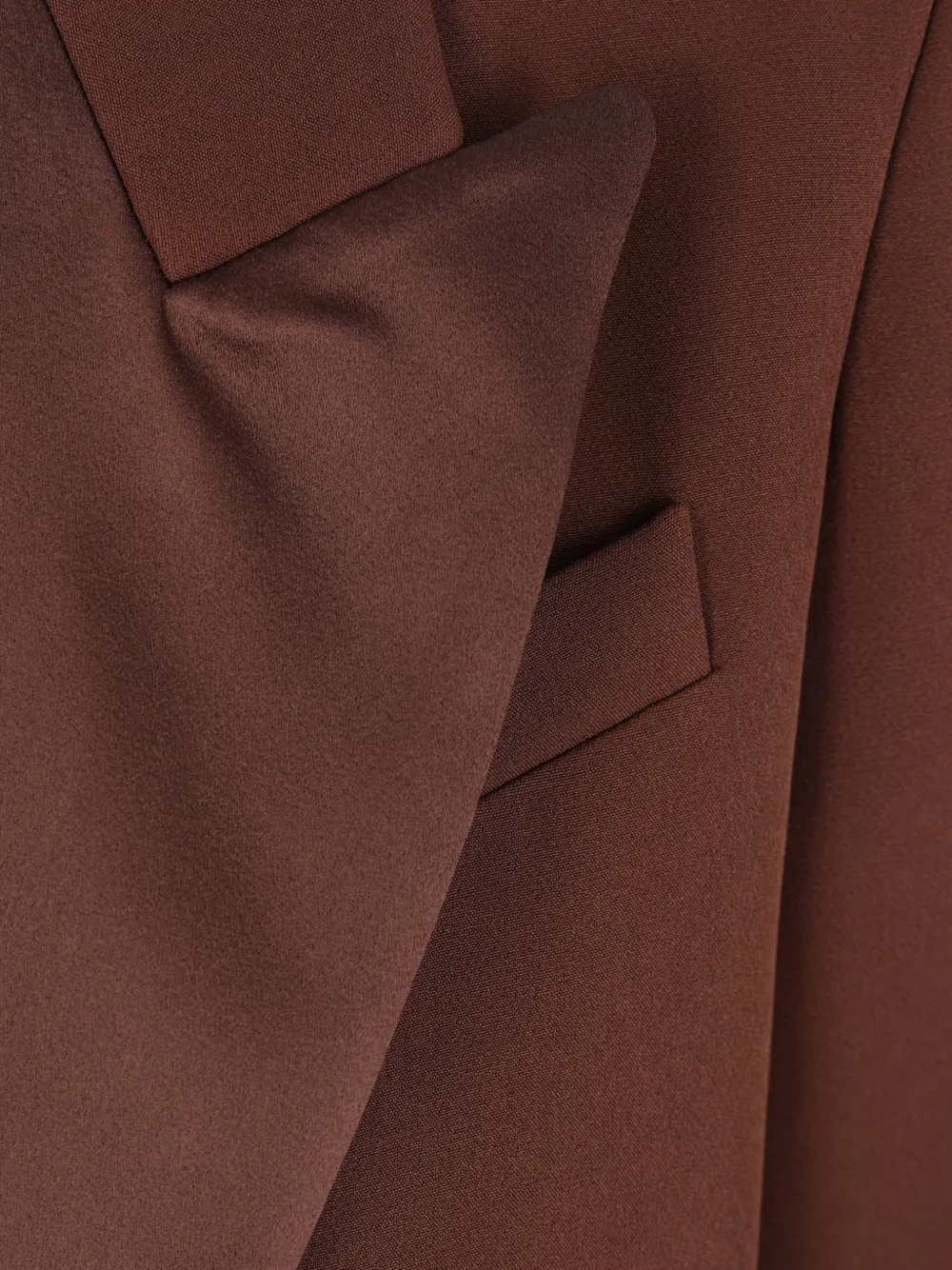 Federica Tosi Blazer met enkele rij knopen Bruin