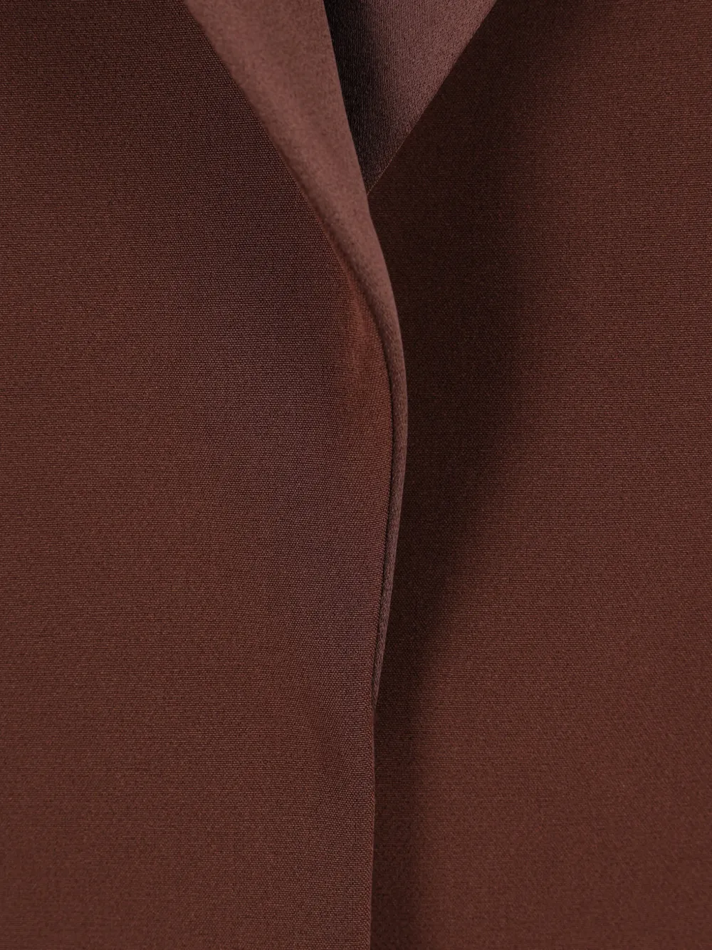 Federica Tosi Blazer met enkele rij knopen Bruin