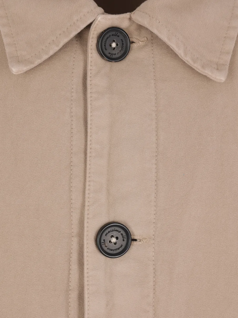Massimo Alba Cadillac katoenen jack Beige