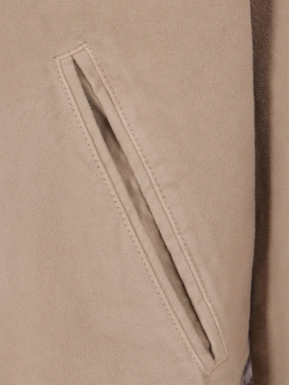 Massimo Alba Cadillac katoenen jack Beige