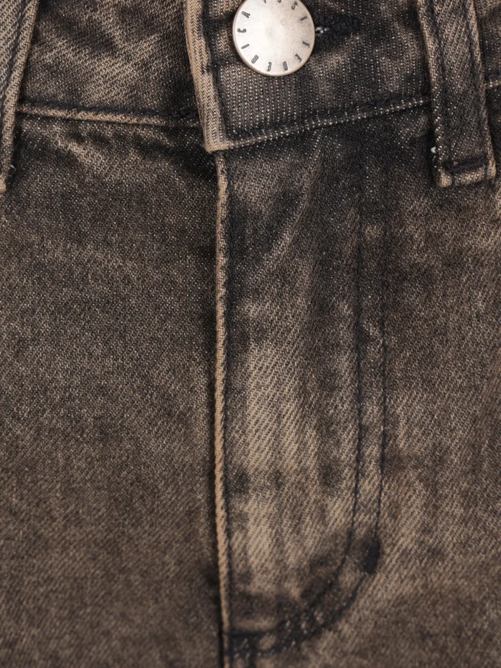 Federica Tosi Jeans met wijde pijpen Bruin