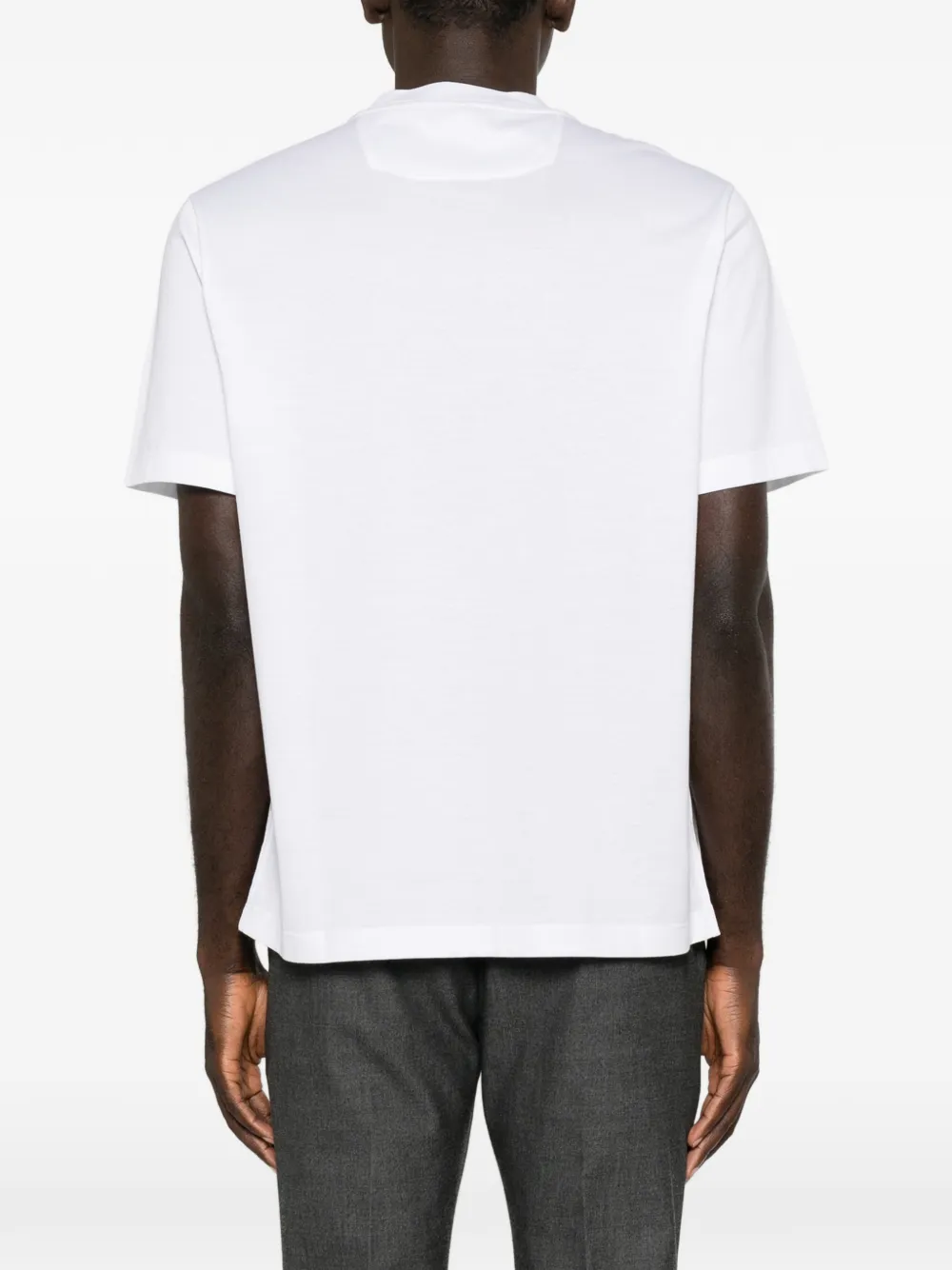 Brioni T-shirt met geborduurd logo Wit