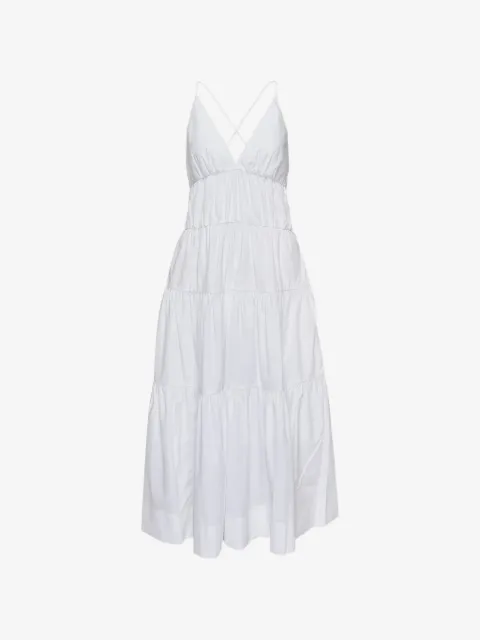 Club21 cut-out tiered midi dress