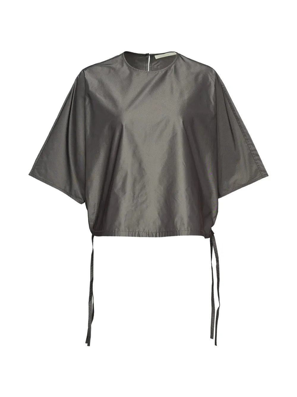 Club21 batwing-sleeve taffeta blouse