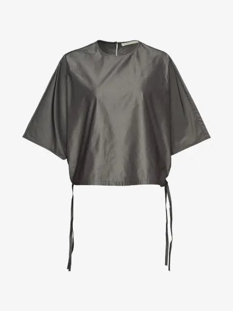 Club21 batwing-sleeve taffeta blouse