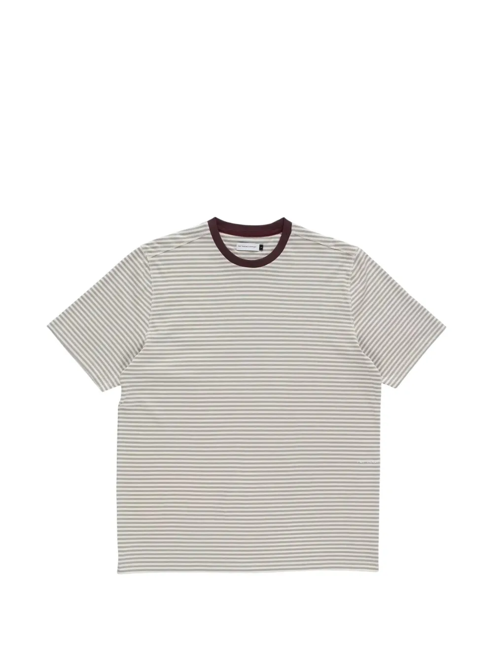 Pop Trading Company Pop striped logo T-shirt - Grigio