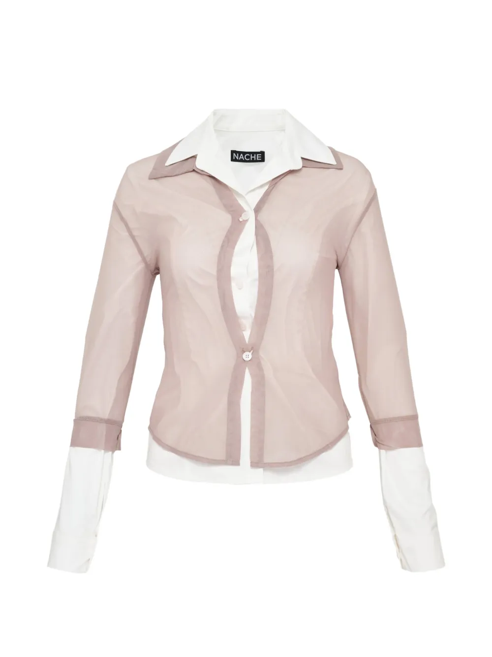 NACHE Out In layered shirt - Rosa