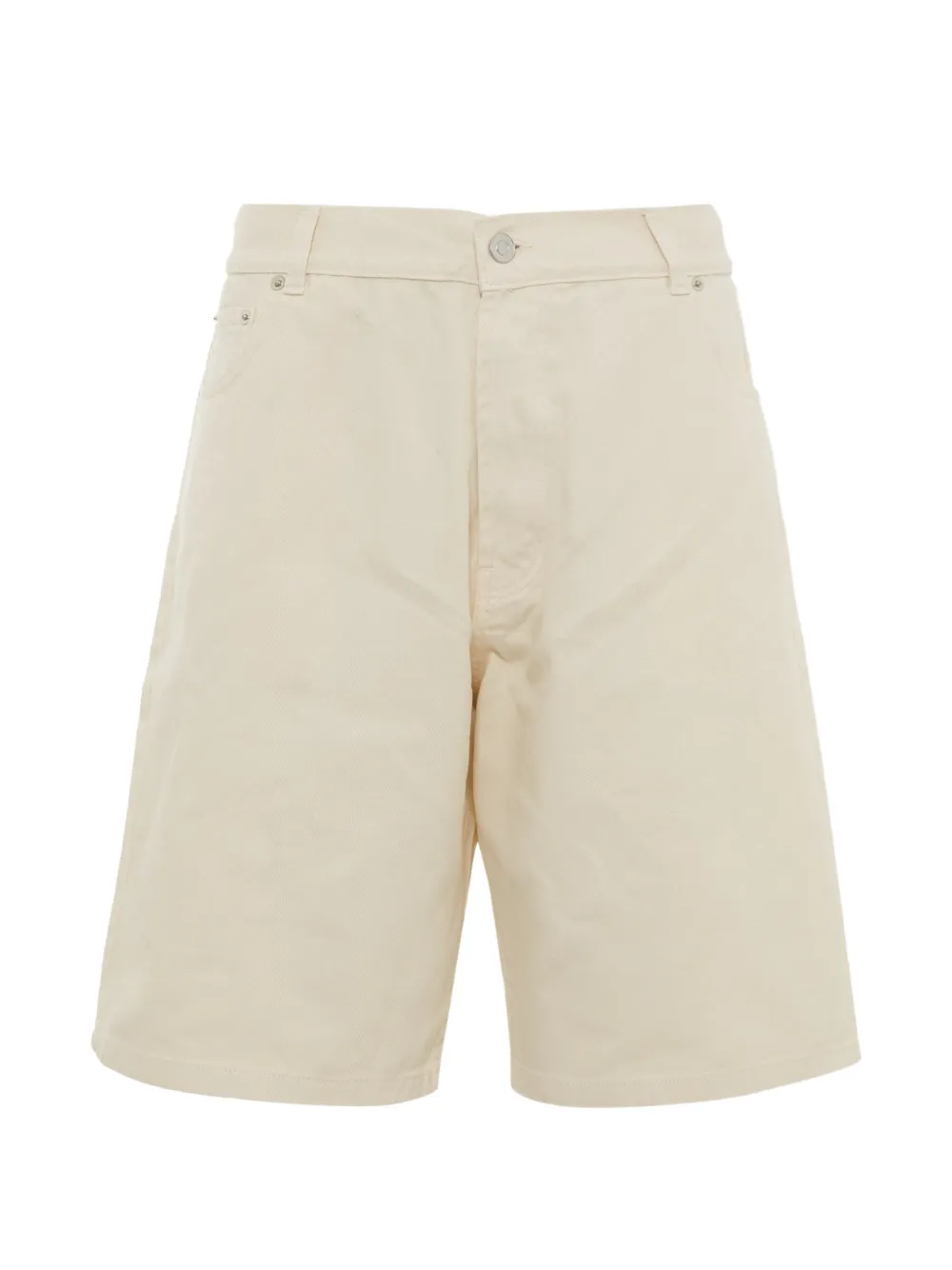 Pop Trading Company Shorts in cotone con applicazione logo - Toni neutri