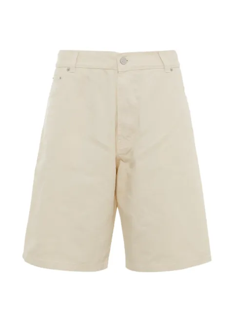 Pop Trading Company logo-patch cotton shorts