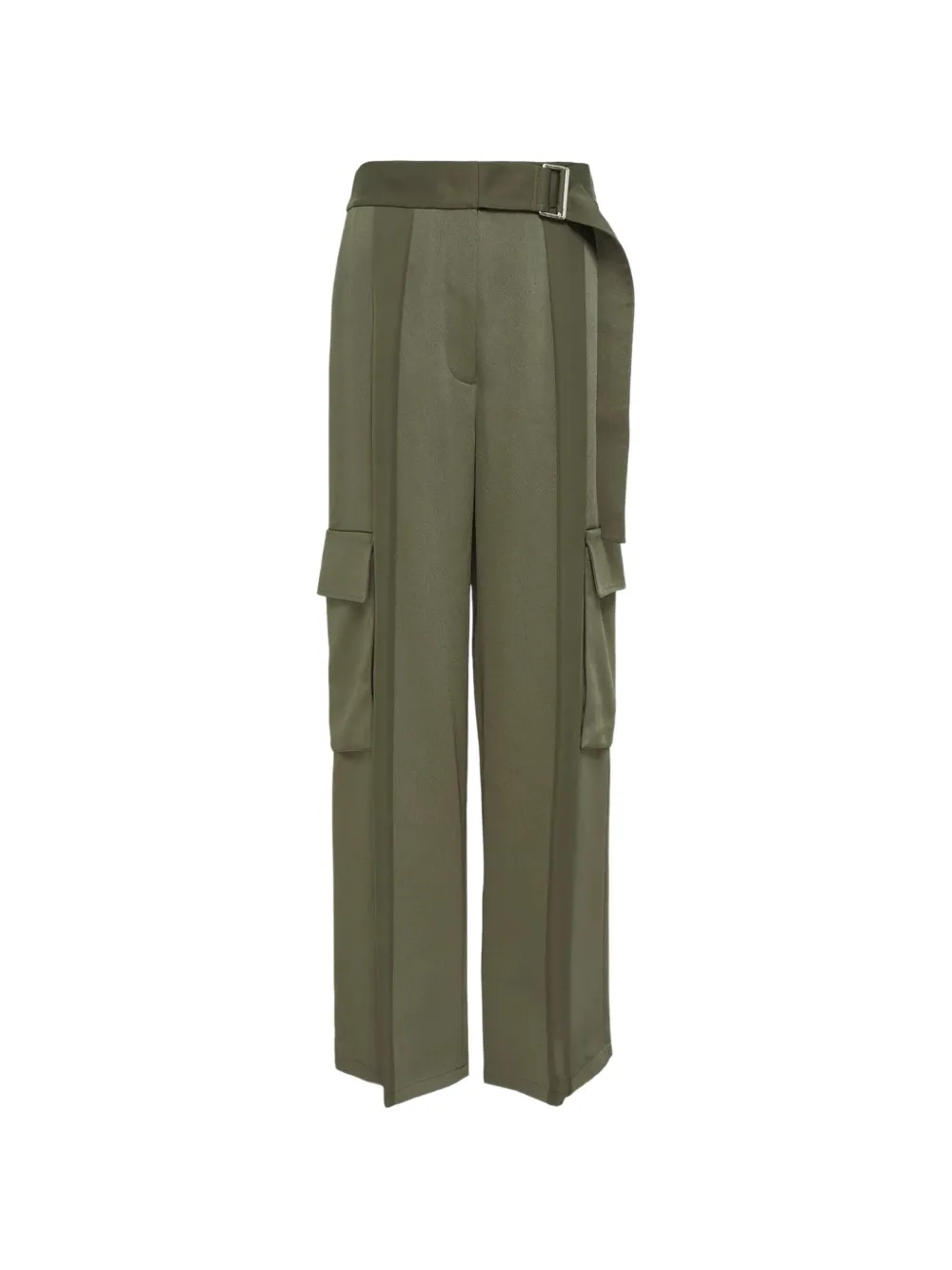 Club21 belted wide-leg cargo pants