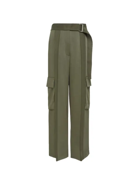 Club21 belted wide-leg cargo pants