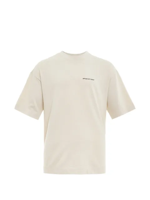 Applied Art Forms playera oversize con logo estampado