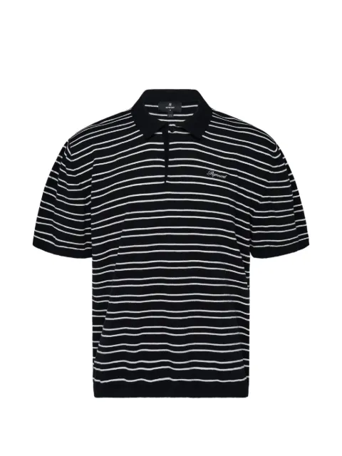 Represent California striped knitted polo