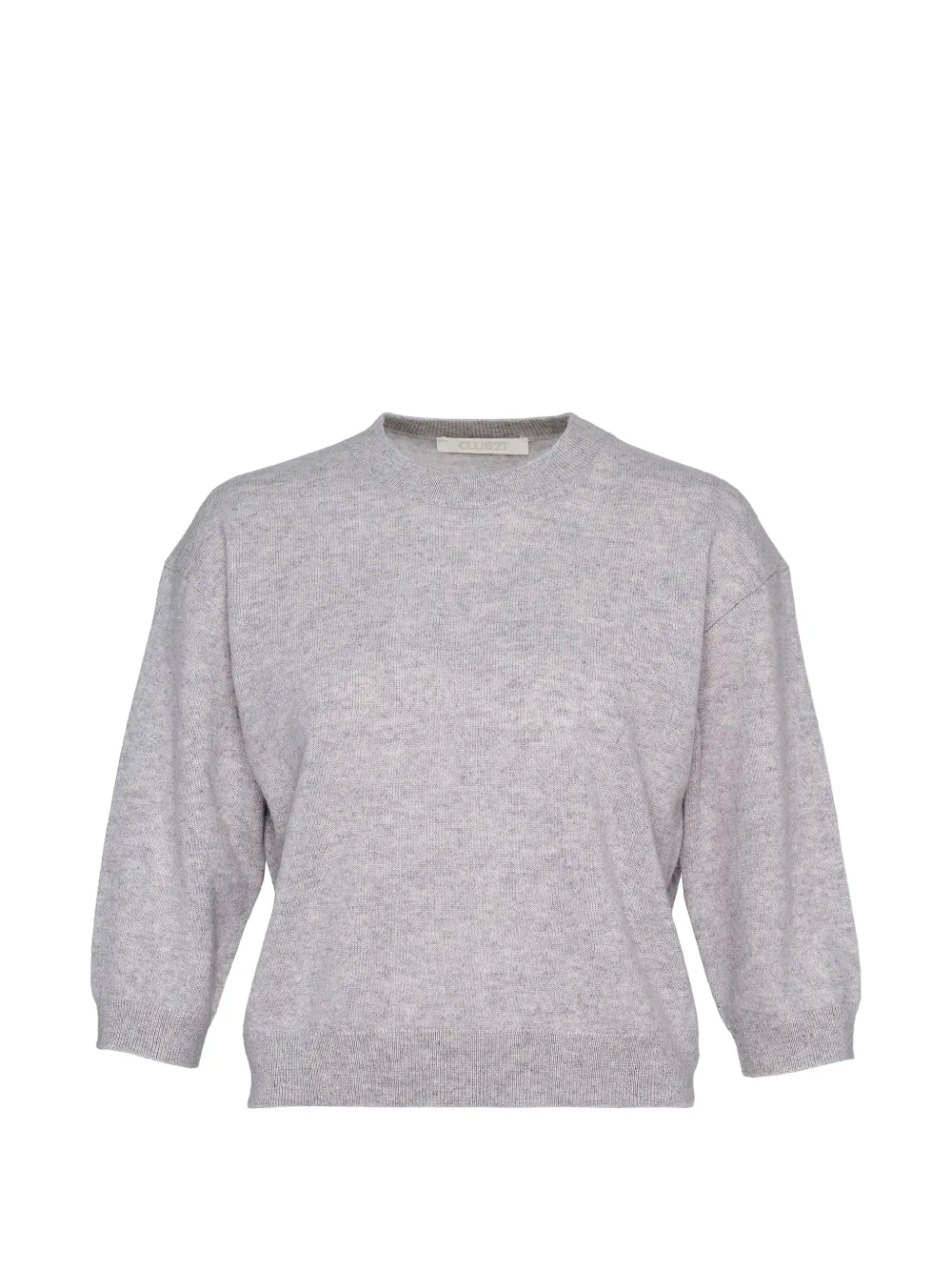 Club21 cropped crew-neck sweater - Grau