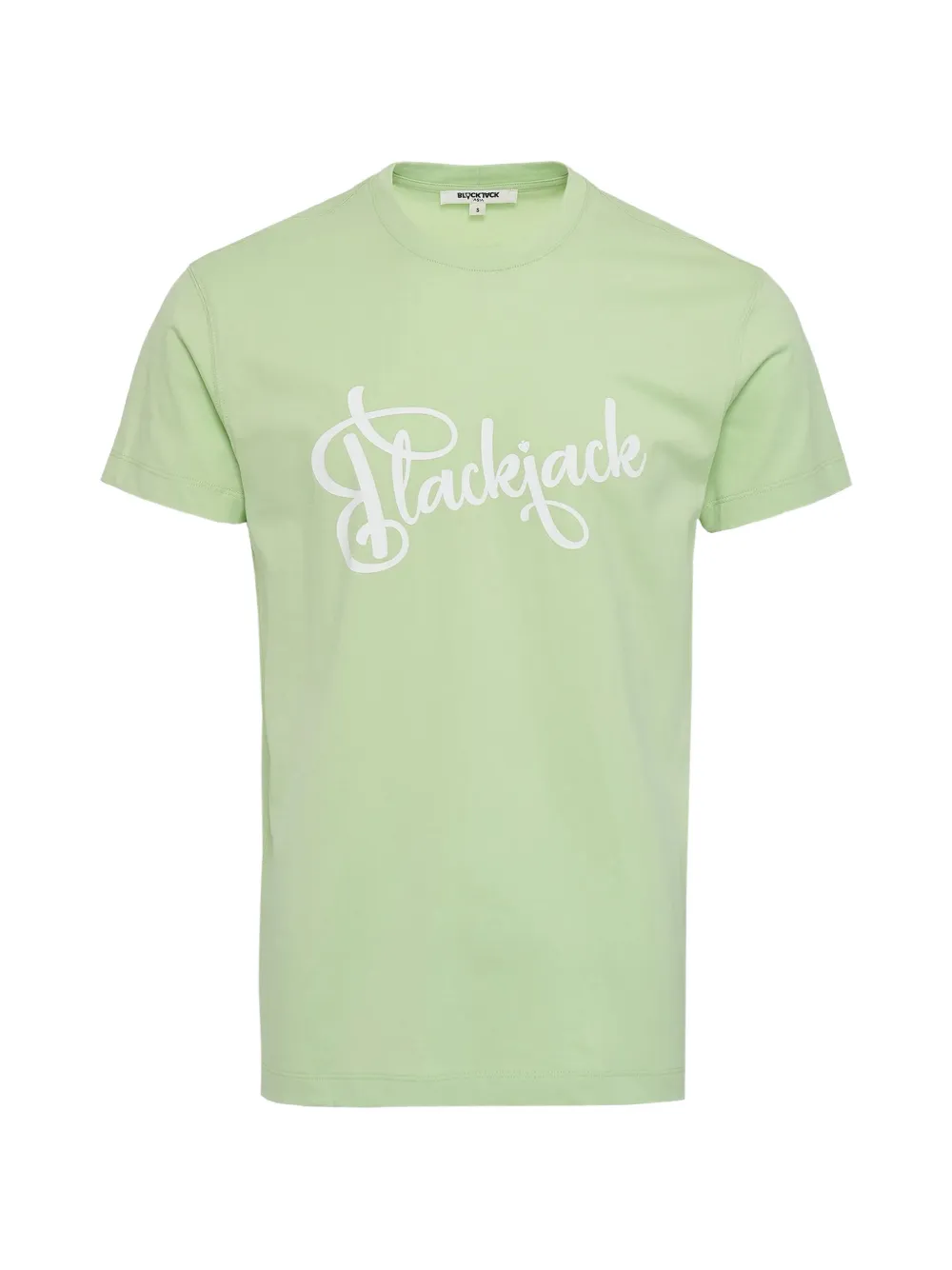 Blackjack logo-print cotton t-shirt - Verde