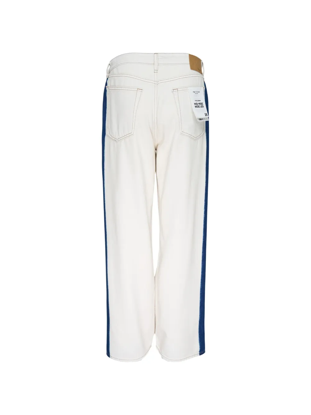 rag & bone Jeans met wijde pijpen Beige